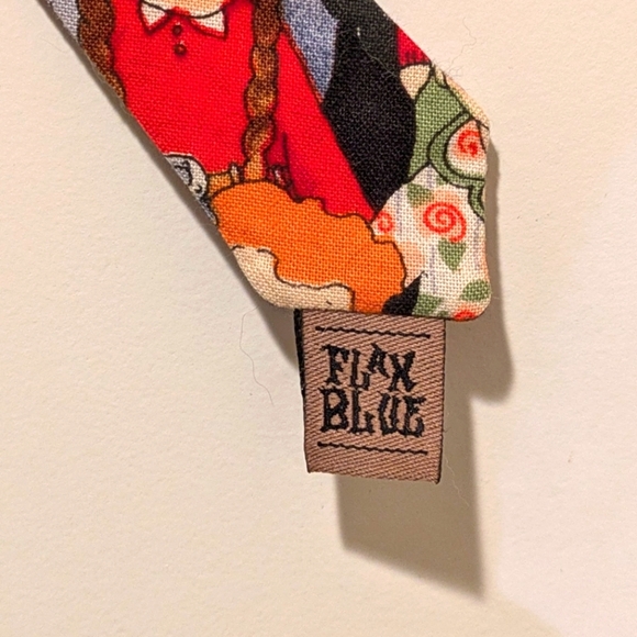 EUC 90s Flax Blue the Magic School Bus Double Sided Tie - Picture 8 of 8